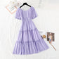New one shoulder French gentle long skirt temperament  4287