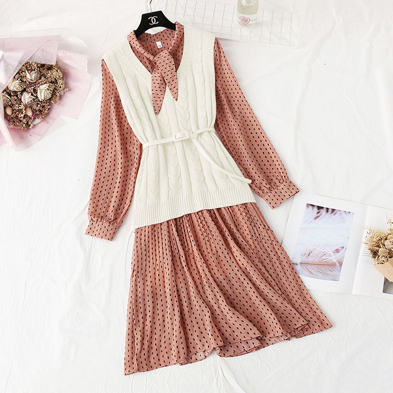 Ensemble deux pièces de jupe parfumée de style nouveau style style étranger 4447