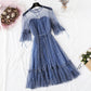 Minority Platycodon skirt fairy star gauze dress  4331