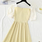 Thin French tea break skirt Kikyo first love temperament a-word skirt  4236