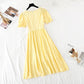Close waist to show thin temperament French skirt fairy super fairy series  4153