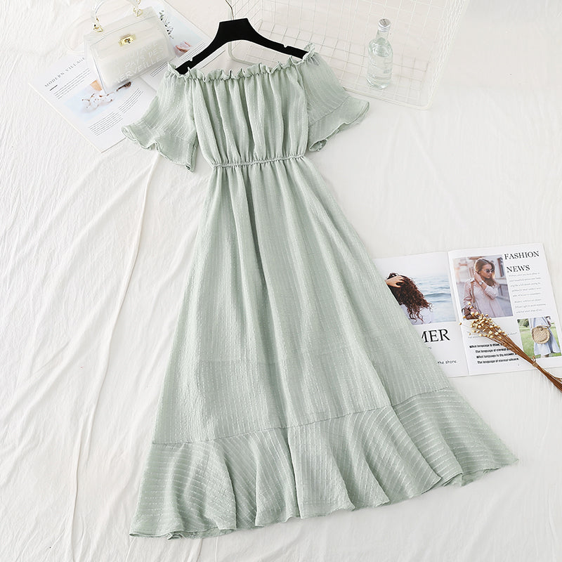 One shoulder cotton linen dress one shoulder cotton linen dress  4139