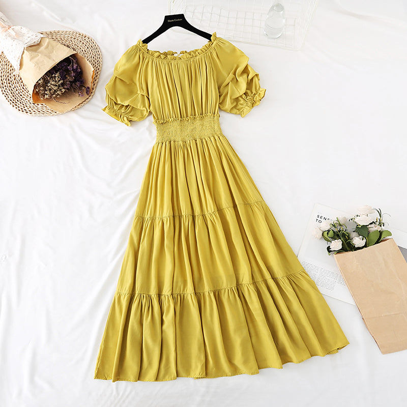 One shoulder Kikyo first love Mori French dress  4150