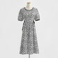 Neues Chiffonkleid mit schmaler Taille 4279