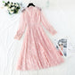 Slim waist, sweet pearl Sequin gauze Fairy Dress  3901