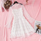 French first love little fragrant wind mesh fairy skirt  4306