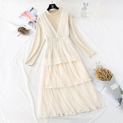 Japanischer weicher Wind mit Netzkleid 3989