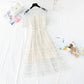 The new waist is slim, French gentle dress  4395