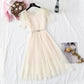 Baby collar wisdom smoked French Platycodon skirt super xiansen series  4342