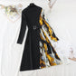 Slim fit with patchwork lace up and bottom skirt inside  4078