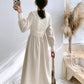 Gauze bow shows thin temperament slim skirt children 4074