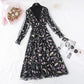 Super fairy foreign style feather mesh dress  4077