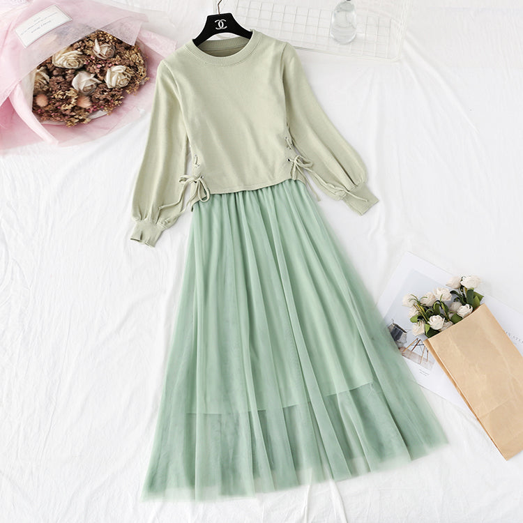 New knitted mesh skirt new knitted mesh skirt  4296