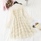 French first love little fragrant wind mesh fairy skirt  4306