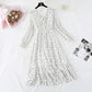 Vintage Blumenkleid Chiffon Kleid Fee Superfee Serie 4018