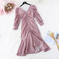 Personalized Ruffle fishtail French retro long skirt  3816