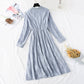 Doll collar long skirt fairy super xiansen temperament  3856