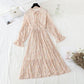 Slim pleated skirt temperament gentle wind over the knee with skirt  4063
