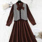 Slim and slim, slim and self made, the skirt can be salt and sweet, two sets of skirt  4073
