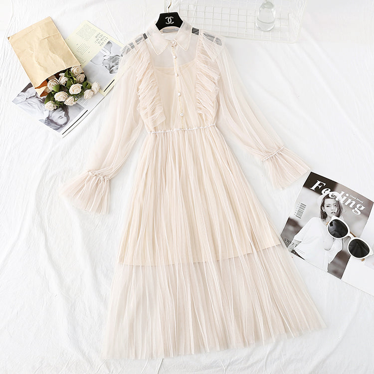 Gentle wind fairy super fairy series mesh dress  3982