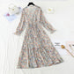 Lace up pleated waist for thin Pleated Chiffon Skirt  3874