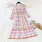 Retro waist, slim temperament, holiday long skirt  3844