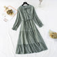 Vintage Floral Chiffon with a long skirt at the bottom  3983