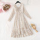 Vintage Blumenkleid Chiffon Kleid Fee Superfee Serie 4018