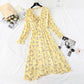 Knee length French Vintage Ruffle bottomed skirt  4001