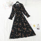 Broken flower pleats with thin Chiffon Skirt  3934