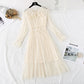 Baby collar with a bottomed orange first love skirt, Sen Department long skirt  3978