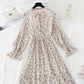 Slim pleated skirt temperament gentle wind over the knee with skirt  4063