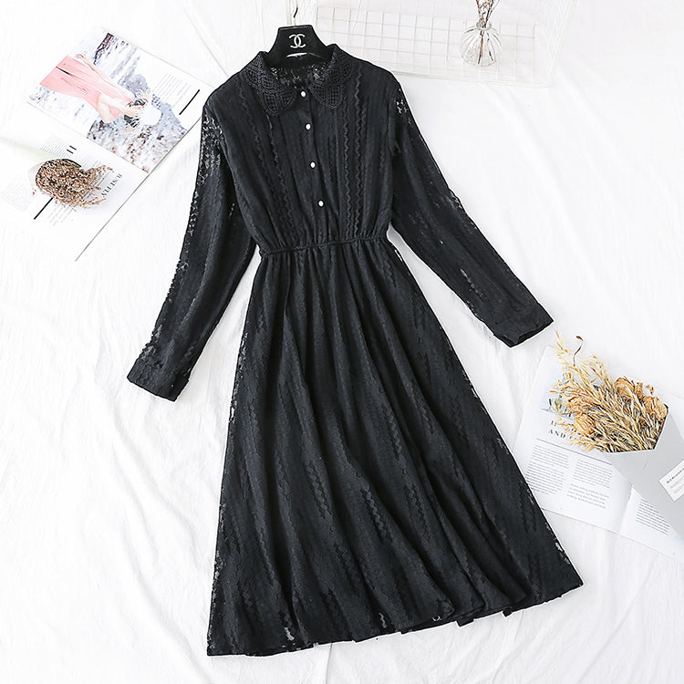 Doll collar long skirt fairy super xiansen temperament  3856
