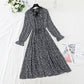 Small fragrance retro French floral dress with backing  3879