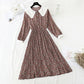 Baby collar pleated thin age reducing dress  4065