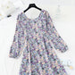 Slim waist with broken flower long skirt fairy super fairy series  3836
