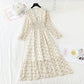Broken flower pleats with thin Chiffon Skirt  3934