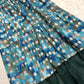 polka dot print splicing mesh drape feeling gauze skirt  3688