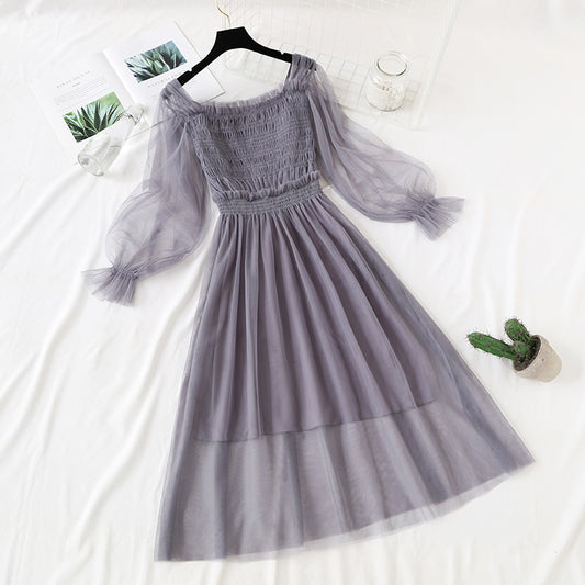 Robe en maille fine de style super xiansen 3729