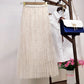 long A-line net gauze skirt  3699