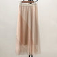 New contrasting color gauze skirt, high waist color matching gauze skirt skirt  3708