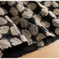 Mesh lace flower sequin skirt, elegant temperament skirt  3642