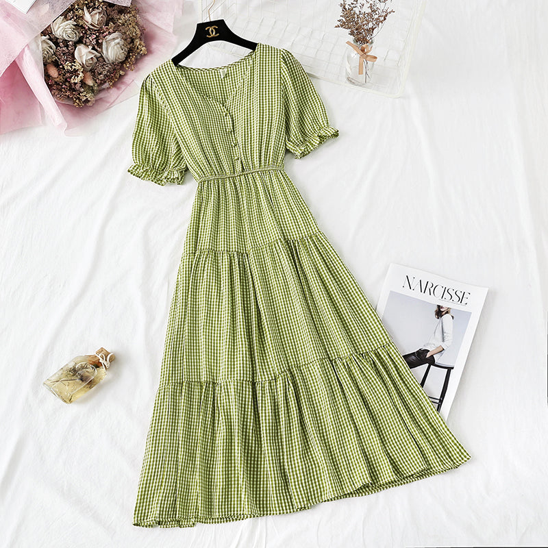Literary and artistic long skirt fairy super xiansen department is sweet and thin  3732