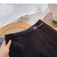Design sense niche personality slim high waist A-line skirt  5434