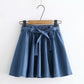 New style, sweet, little fresh denim skirt, students elastic-waisted MINI skirt  3613