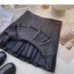 New Korean simple solid color versatile high waist pleated skirt  5420