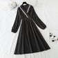 Neu Schmales Cordkleid 4753 mit altersreduzierendem Rüschen