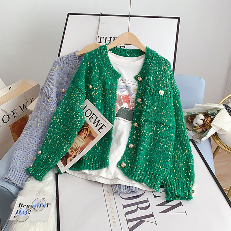 Neue kleine Duftmantel Damen Strickjacke 5174