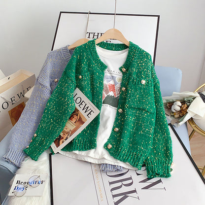 Neue kleine Duftmantel Damen Strickjacke 5174
