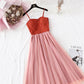 Super xiansen retro wisdom smoked French Platycodon skirt  4458
